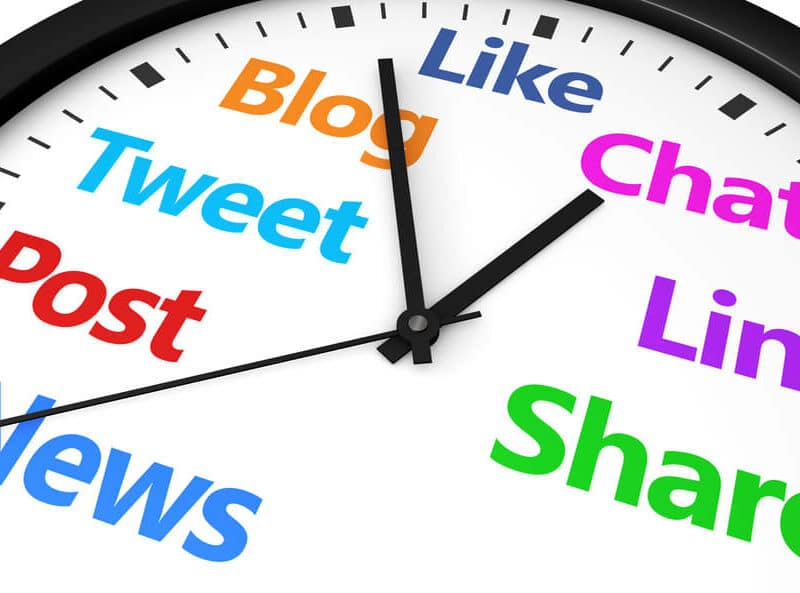 Social Media Networking Time - Texas Web Design