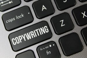 copywriting on keyboard