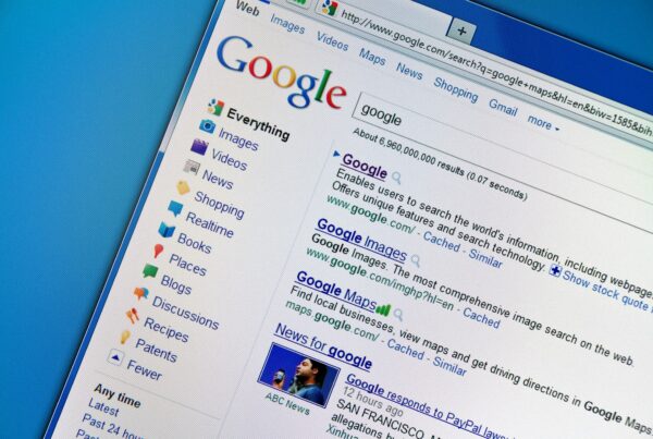 google search with metas