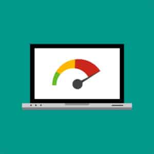 Speedometer Internet Speed. Website speed loading time. Vector stock illustration.