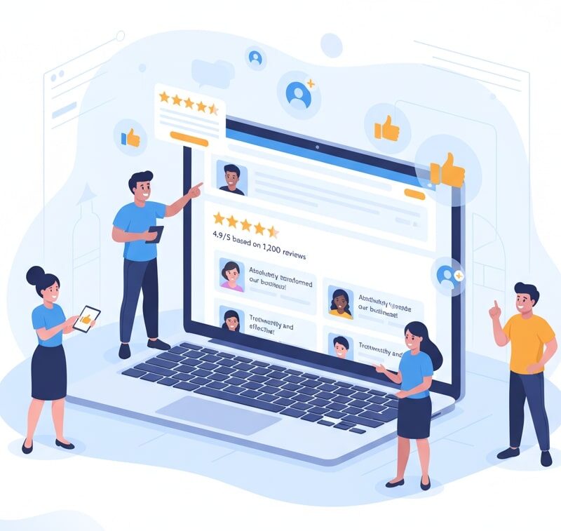 using social proof on website