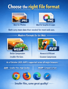 Image format for website