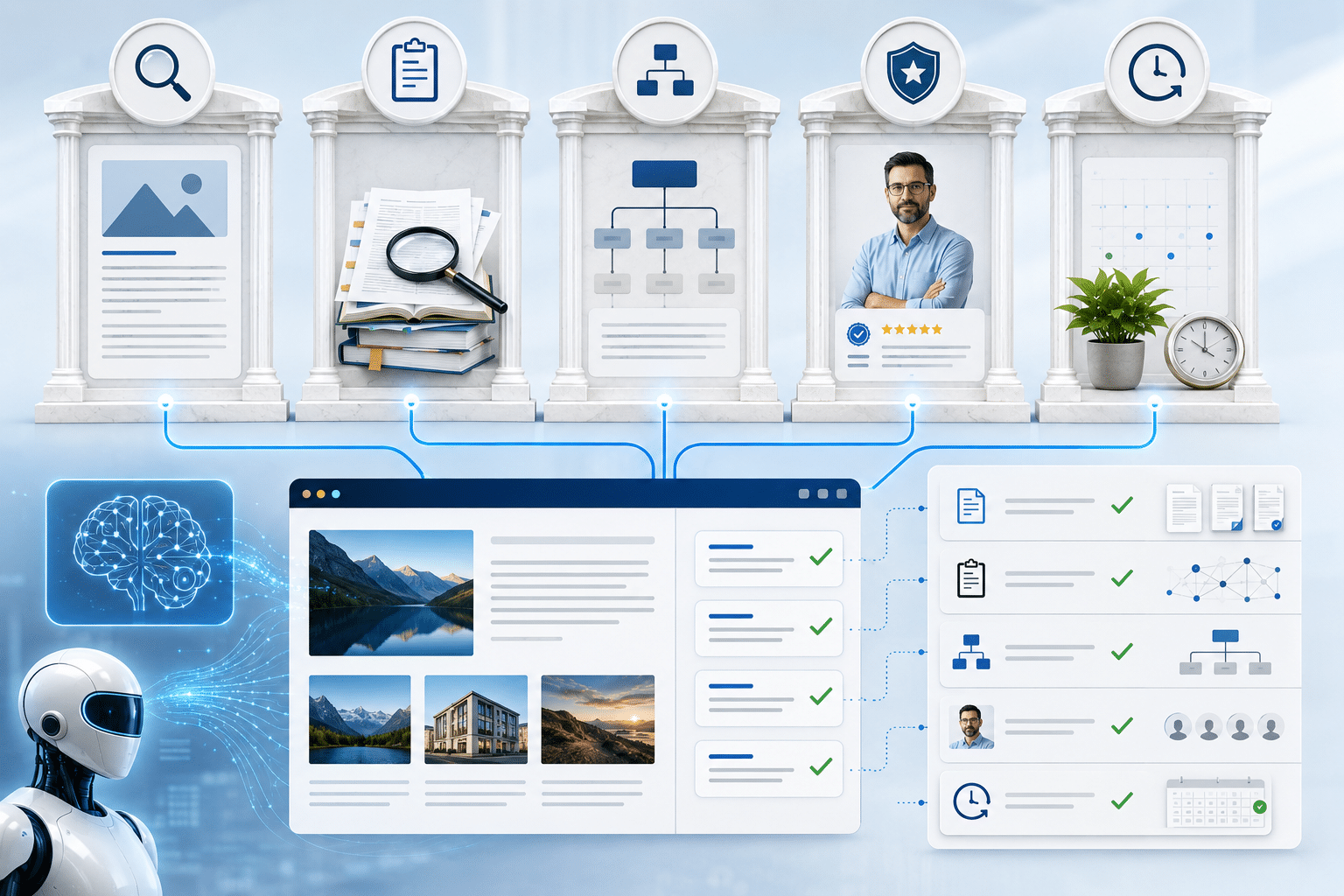 AI-driven content analysis interface