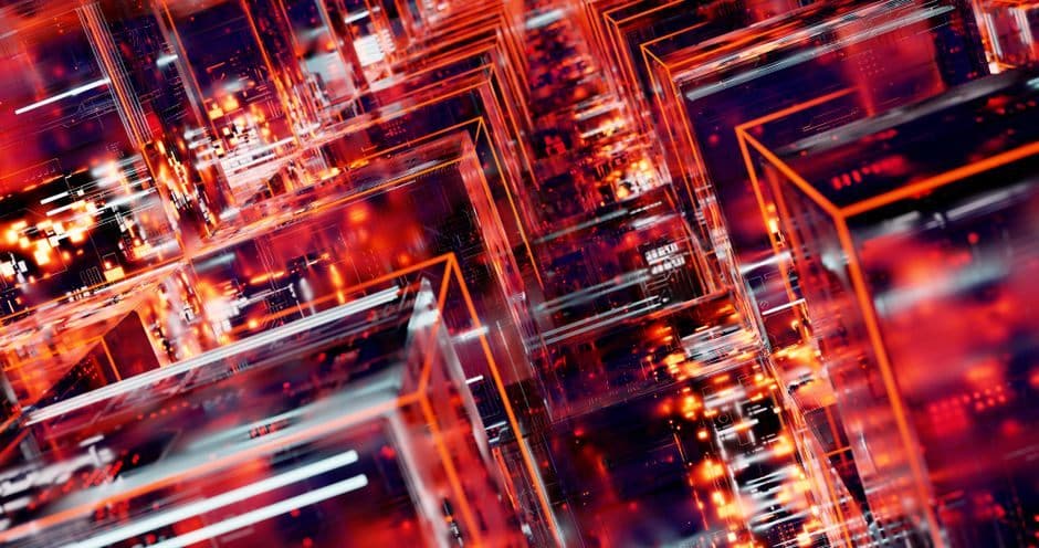 Abstract rendering of layered data structures representing application architecture